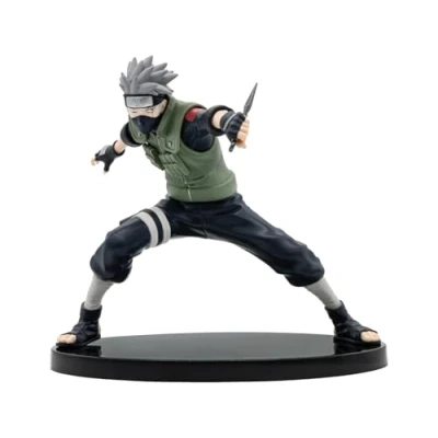 Imagen de Banpresto Figura de Acción Kakashi Hatake Naruto Shippuden, Vibration Stars 13 cm, BP28667P Multicolor, Coleccionable, Óptimo para los fanaticos del Anime