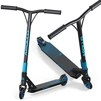 Imagen de Apollo Scooter Freestyle Genesis Pro Patinete de Adulto para Acrobacias con Rodamientos ABEC 9 Stunt Scooter, Saltos, Trucos,