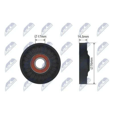 Imagen de Polea tensora, correa trapezoidal NTY RNK HD 020