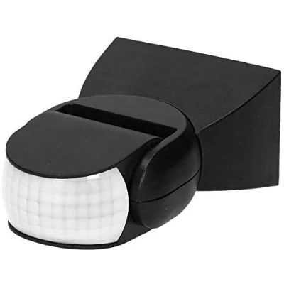 Imagen de ORNO CR 236 Sensor De Movimiento Exterior con Crepuscular 180 Grados 1200w MAX. Ip65 Impermeable (Negro)