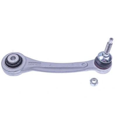 Imagen de DENCKERMANN D120784 Barra oscilante, suspensión de ruedas con tuerca delante, Eje trasero, derecha Brazo oscilante transversal Aluminio BMW: X5, X6