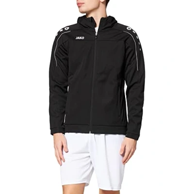 Imagen de Jako Classico Basic de Chaqueta con Capucha de, Todo el año, Hombre, Color Negro, tamaño Small