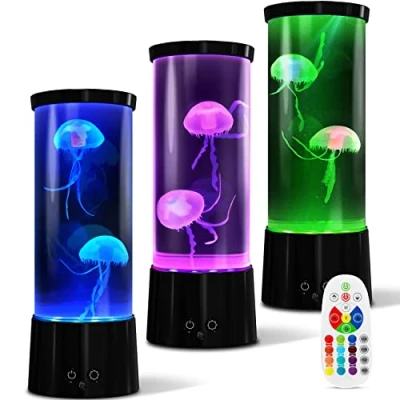 Imagen de AONESY Lampara Medusas 17 Colores, Lámparas de Lave Medusa con Mando a Distancia,Lamparas Decoración ambiente