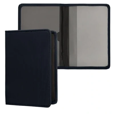Imagen de kwmobile Funda para carné de conducir Estuche neopreno permiso circulación con espacio tarjetas azul oscuro