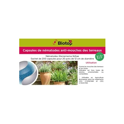 Imagen de Biotop Nematodos moscas de tierra en microcápsulas por 200