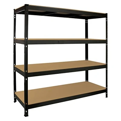 Imagen de Monster Racking Q Rax Estantería resistente para garaje, taller, almacén, almacenamiento, 160 cm x 60 cm, color negro