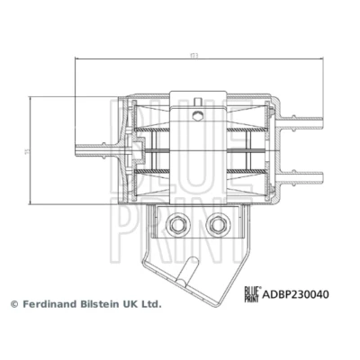 Imagen de BLUE PRINT ADBP230040 Filtro Combustible de tubería SSANGYONG: Korando III SUV