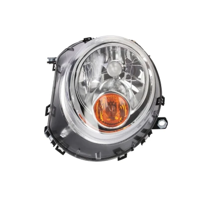 Imagen de TYC 20 1112 05 2 Faros izquierda H4 amarillo para circulación por la derecha con electromotor MINI: Hatchback, Cabrio, Clubman