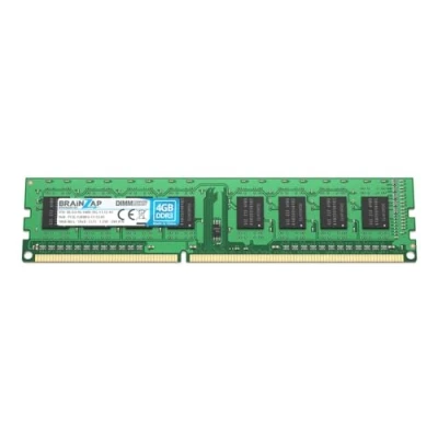 Imagen de BRAINZAP 4GB DDR3 RAM DIMM PC3L 12800U 11 12 A1 1Rx8 1600 MHz 1.35V CL11 Ordenador PC Memoria