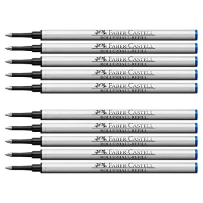 Imagen de Faber Castell 148712 Recambio para bolígrafo Basic (10 unidades, azul)