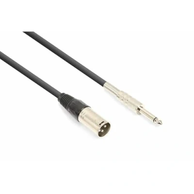 Imagen de Vonyx CX312 3 Cable XLR Macho jack 6.3 Mono (3m)
