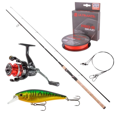 Imagen de Ultimate Allround Chikara Spin Set 2.40m (10 30g) Kit para pez depredador