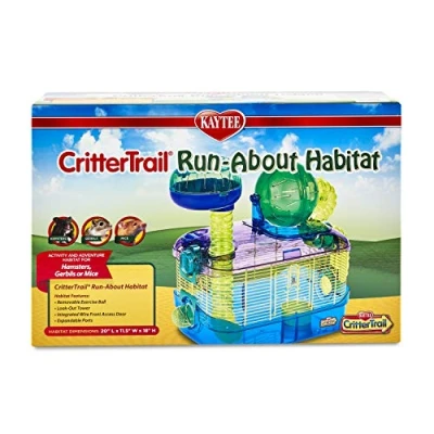 Imagen de CritterTrail Run About Habitat para animales pequeños como hámsters, jerbos y ratones, 1 unidad