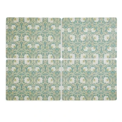 Imagen de Spode Morris &amp; Co X0010649172 Manteles Individuales (40,1 x 29,8 cm), Color Verde