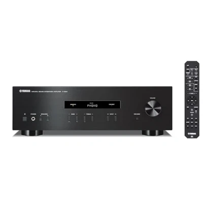 Imagen de Yamaha A S201 Amplificador Hi Fi estéreo (entrada RCA, 140 W por canal) negro