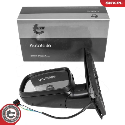 Imagen de espejo retrovisor Esen Skv 97SKV719 izquierda eléctrico para ajuste elect. vehíc. con volante a la VOLKSWAGEN: Caddy 3, 3