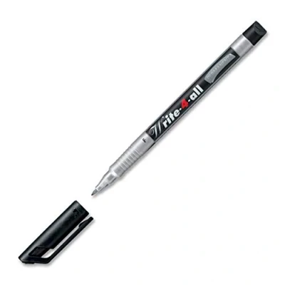 Imagen de Stabilo &#039;WRITE 4 ALL&#039; CD/DVD para Todo Uso Bolígrafo Marcador Permanente Negro Fino (Paquete de 3) 3
