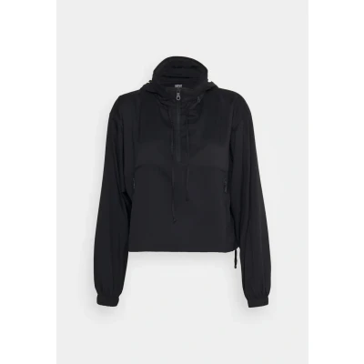 Imagen de Girlfriend Collective Hummingbird HALF ZIP Cortaviento, Mujer, Talla: 4XL, Black