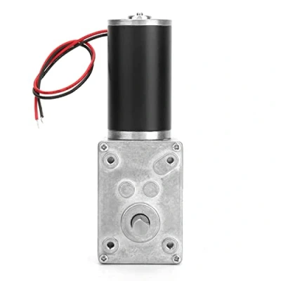 Imagen de Motor de engranaje helicoidal Bajo ruido Alta velocidad torsión Reducir caja engranajes eléctrico reversible 8mm Eje 12V(12V, 10RPM)