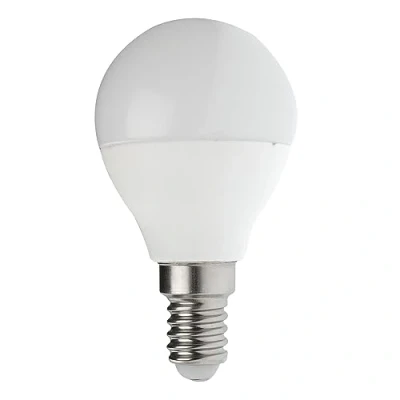 Imagen de Velamp Bombilla LED SMD, esfera P45, 6W / 470lm, base E14, 6500K