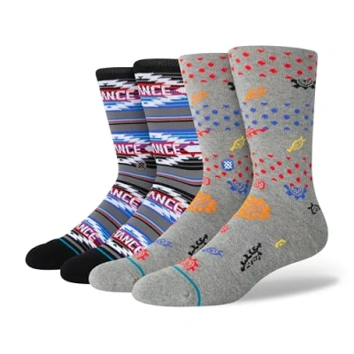 Imagen de Stance Calcetines de cuello redondo, colección Wade, paquete 2, Punteados, L