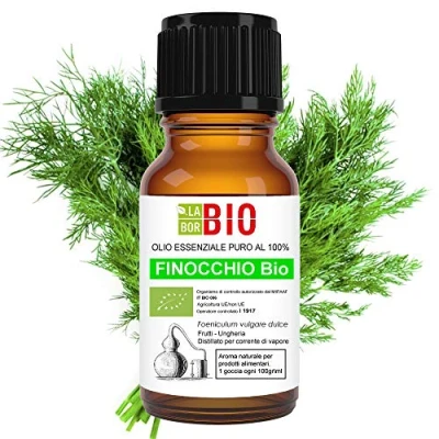 Imagen de Hinojo Bio Aceite Esencial 100% Puro 10 ml Uso Alimentario Terapeutico Cosmetico Aromaterapia Laborbio