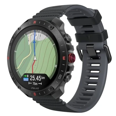 Imagen de Reloj deportivo Polar Grit X2 Pro, Gris, 130 220 mm, Pantalla táctil AMOLED 1.39&quot;, Registro salud 24/7