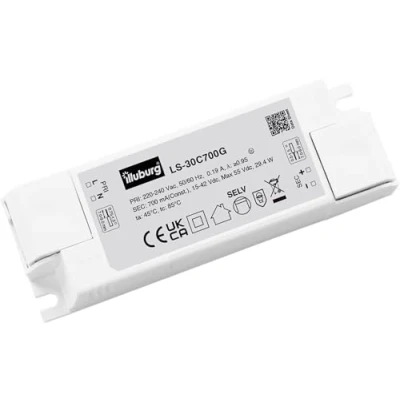 Imagen de Transformador LED 700mA Corriente Constante 17W 30W Sin Parpadeo Alimentador Fuente de Alimentación