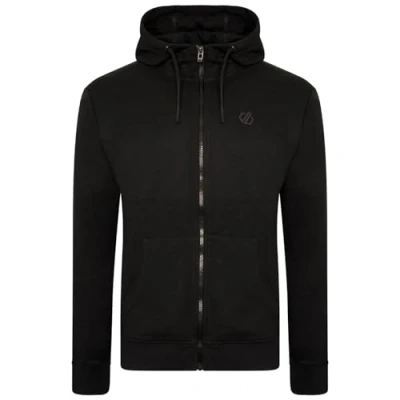 Imagen de Dare2b Modulus Sudadera con Capucha Y Cremallera Integral De Estilo Informal Knitwear, Hombre, Black, L