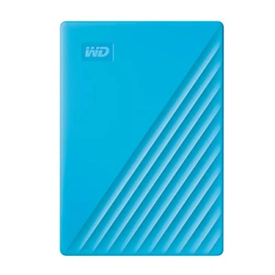 Imagen de Disco duro externo 2 TB WD My Passport, Portátil, HDD, USB 3.2, Funciona con Chromebook, Azul