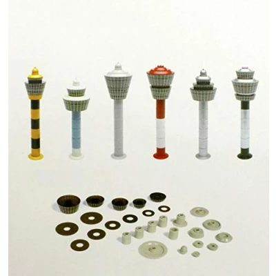 Imagen de Herpa SCENIX Series Airport Air Traffic Torre de Control tráfico 1/500 Model Kit
