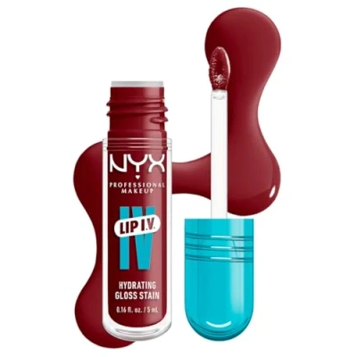Imagen de NYX Professional Makeup, Lip IV Hydrating Gloss Serum, 13 Cranberry Splash