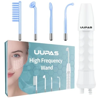 Imagen de UUPAS 4 en 1 Azul Máquina Facial de Alta Frecuencia Profesional Dispositivo Estiramiento la Piel