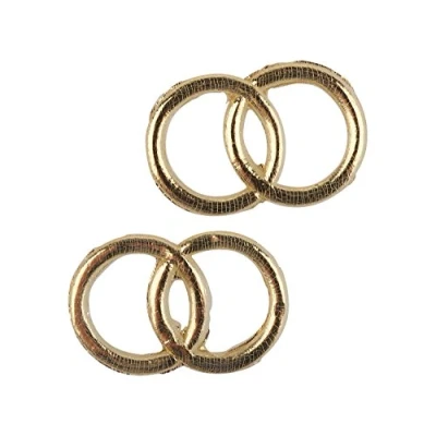 Imagen de Rayher 3119606 Cera Diseño: alianzas, 2,5 cm Ã ¸, Unidades. 2 Pares, Oro