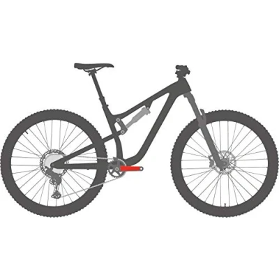Imagen de Bike Shield Crank Kit de Escudo, Unisex, Transparente, Talla única