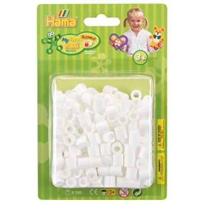 Imagen de HAMA BEADS 8501 Cuentas para Planchar, Color Blanco