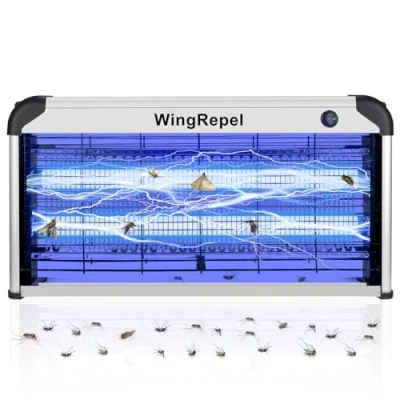 Imagen de WingRepel 120㎡ UV Lampara Mata Insectos Mosquito Interior, 30W Antimosquitos Matamoscas Electrico, Mosquitos Electrico Potente