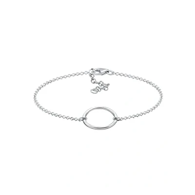Imagen de Elli Pulsera Mujer Tendencia al Recorte de Círculos en Plata Ley 925