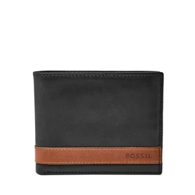 Imagen de Fósiles de los hombres Quinn Bifold con tapa ID negro