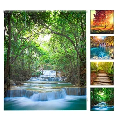 Imagen de Blindecor Digital Paisajes Estor Enrollable Translúcido con Estampado Impresión 130 x 180 cm (ancho por alto) Tamaño de la Tela 127 175 Estores para Ventanas