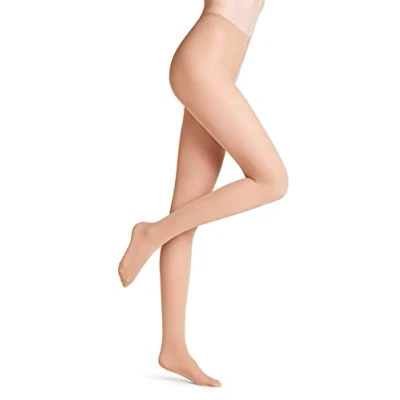 Imagen de FALKE Matt Deluxe 30 DEN W Ti transparente lisas 1 pieza, Pantimedias Mujer, Color piel Cocoon 4059, XL