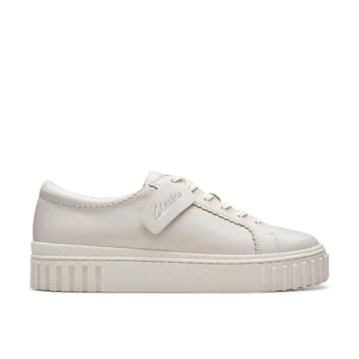 Imagen de Clarks 261778174, Zapatillas Mujer, Off White Lea, 39 EU