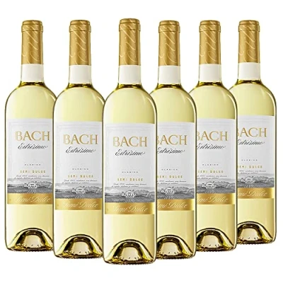 Imagen de BACH Viña Extrísima Vino Blanco Semidulce 6 botellas 0,75 L