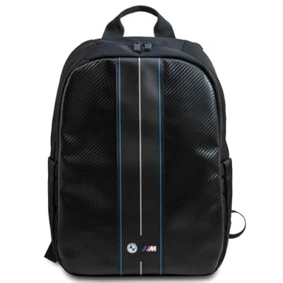 Imagen de CG MOBILE BMW BMBP15COMSCAKL Mochila (16&quot;, diseño de rayas azules, carbono), color negro, Negro , 16&quot;