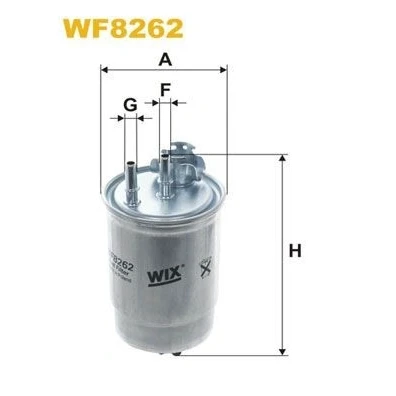 Imagen de WIX FILTERS WF8262 Filtro Combustible de tubería 8 FIAT: Doblo I Familiar, Cargo, Punto II Hatchback