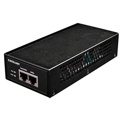Imagen de Intellinet Net Adaptador PoE + Inyector (Corriente / 2Xrj 45) [BK]