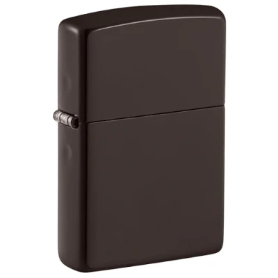 Imagen de Zippo Diseño con Llama de Brown Matte Laser Engrave Mechero, rellenable, en una Caja Regalo halta Calidad