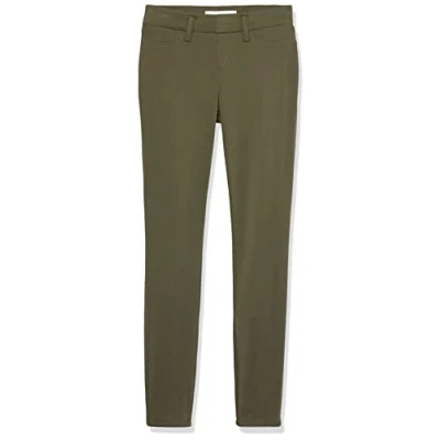 Imagen de Amazon Essentials Jeggings de Punto sin Cierre (Disponibles en Tallas Grandes) Mujer, Verde Oliva Oscuro, M