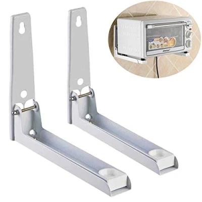 Imagen de Soporte de montaje pared plegable para horno microondas Blanco