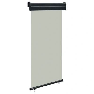 Imagen de vidaXL Toldo Lateral de Balcón Paraviento Pantalla Protector Solar Cortavientos Privacidad Parasol Protegerse del Sol o Viento 105x250cm Gris